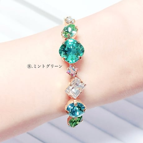 coffret/バングル(✣ゴールドカラー金具 約14cm)