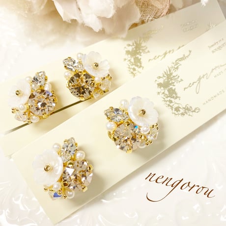 cerisier Bijoux/ピアス イヤリング(✣ライトシルク)