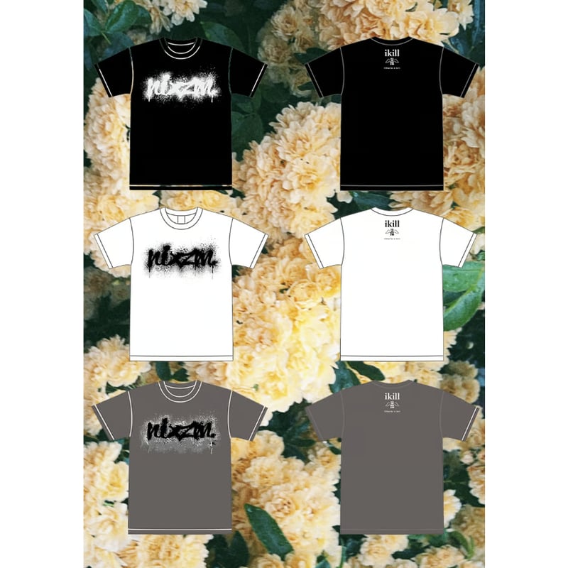 nixzm T-shirt【asphalt】 | 後藤まりこグッズ通販サイト