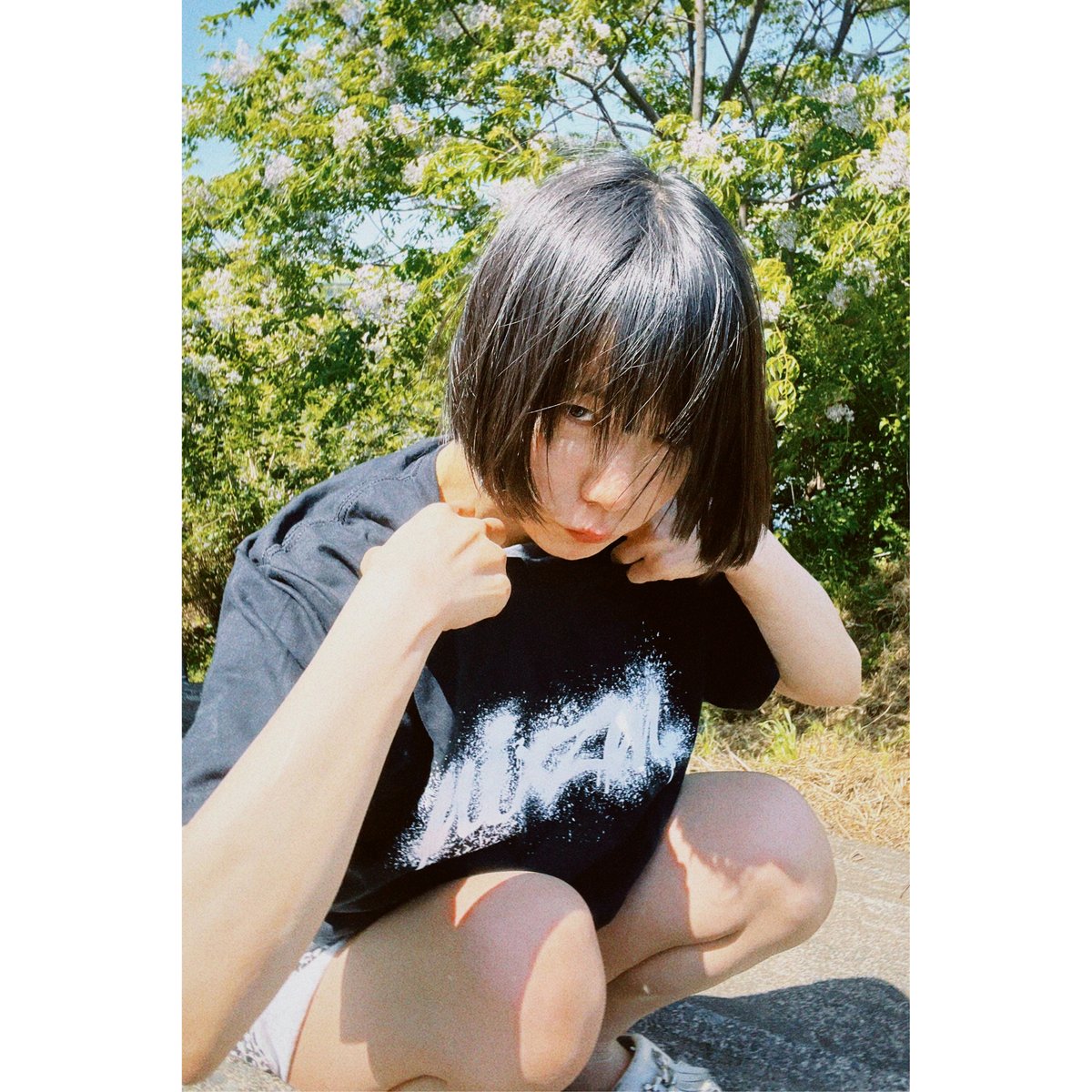 nixzm T-shirt【black】 | 後藤まりこグッズ通販サイト
