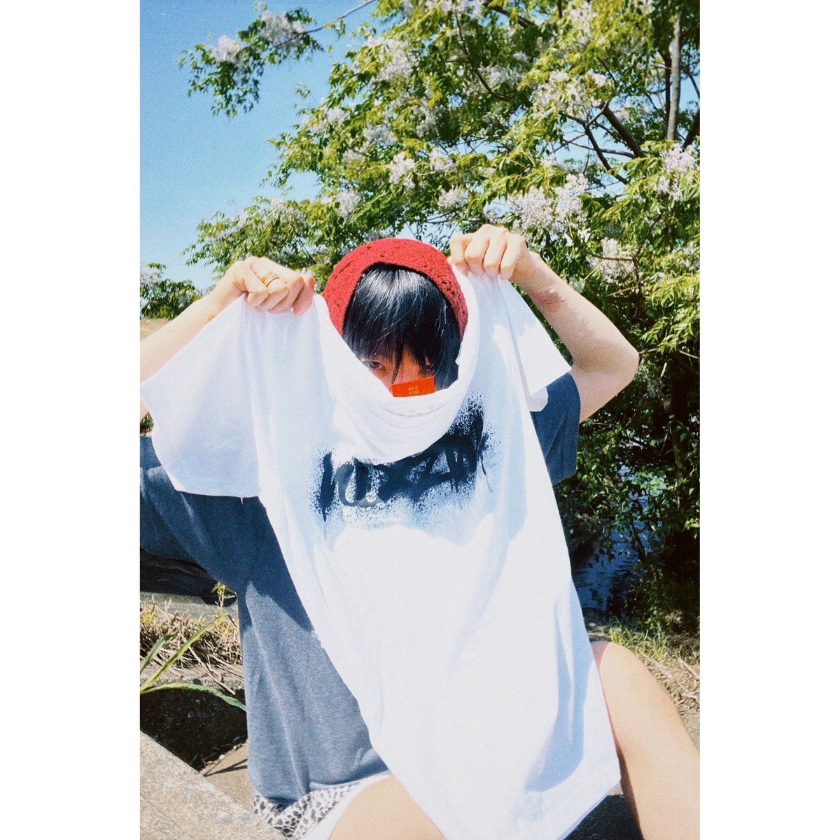 nixzm T-shirt【white】 | 後藤まりこグッズ通販サイト