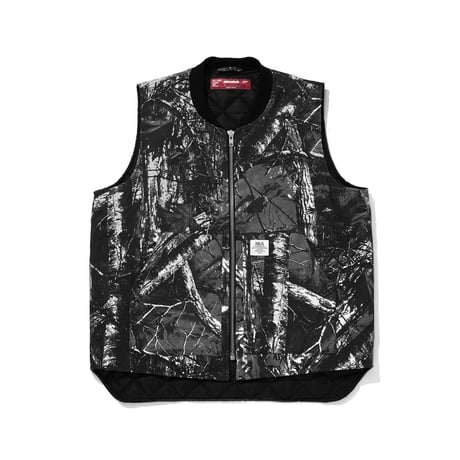 Camo Zip Work Vest