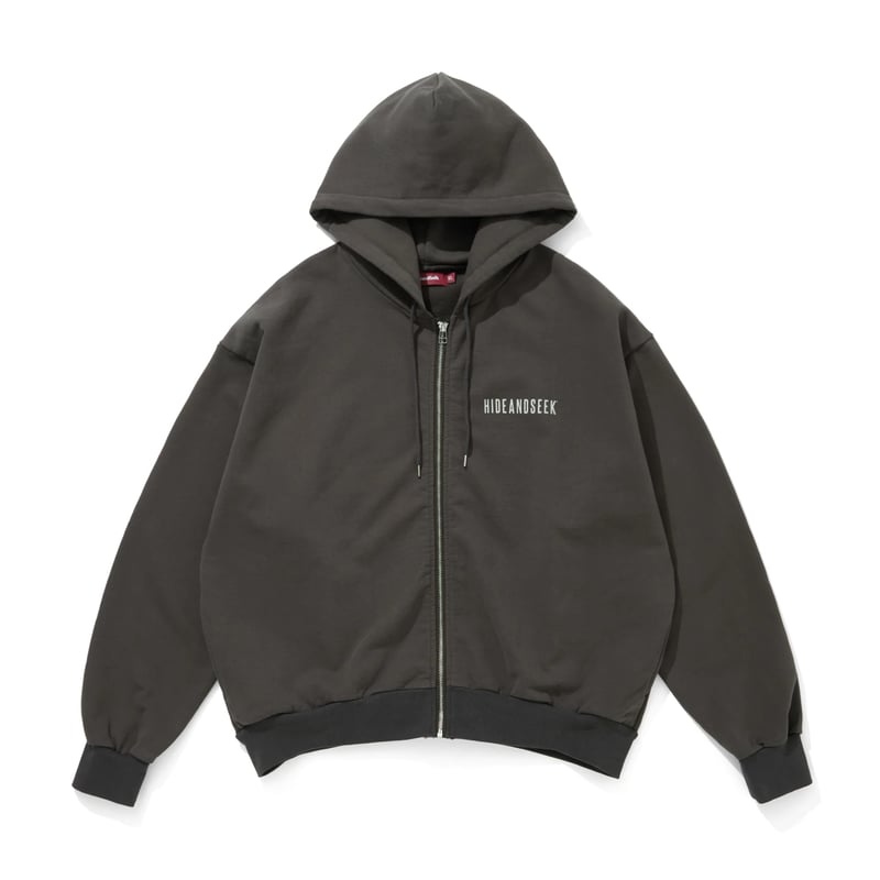 Logo ZIP Hooded Sweat Shirt | HIDE AND SEEK W.S.