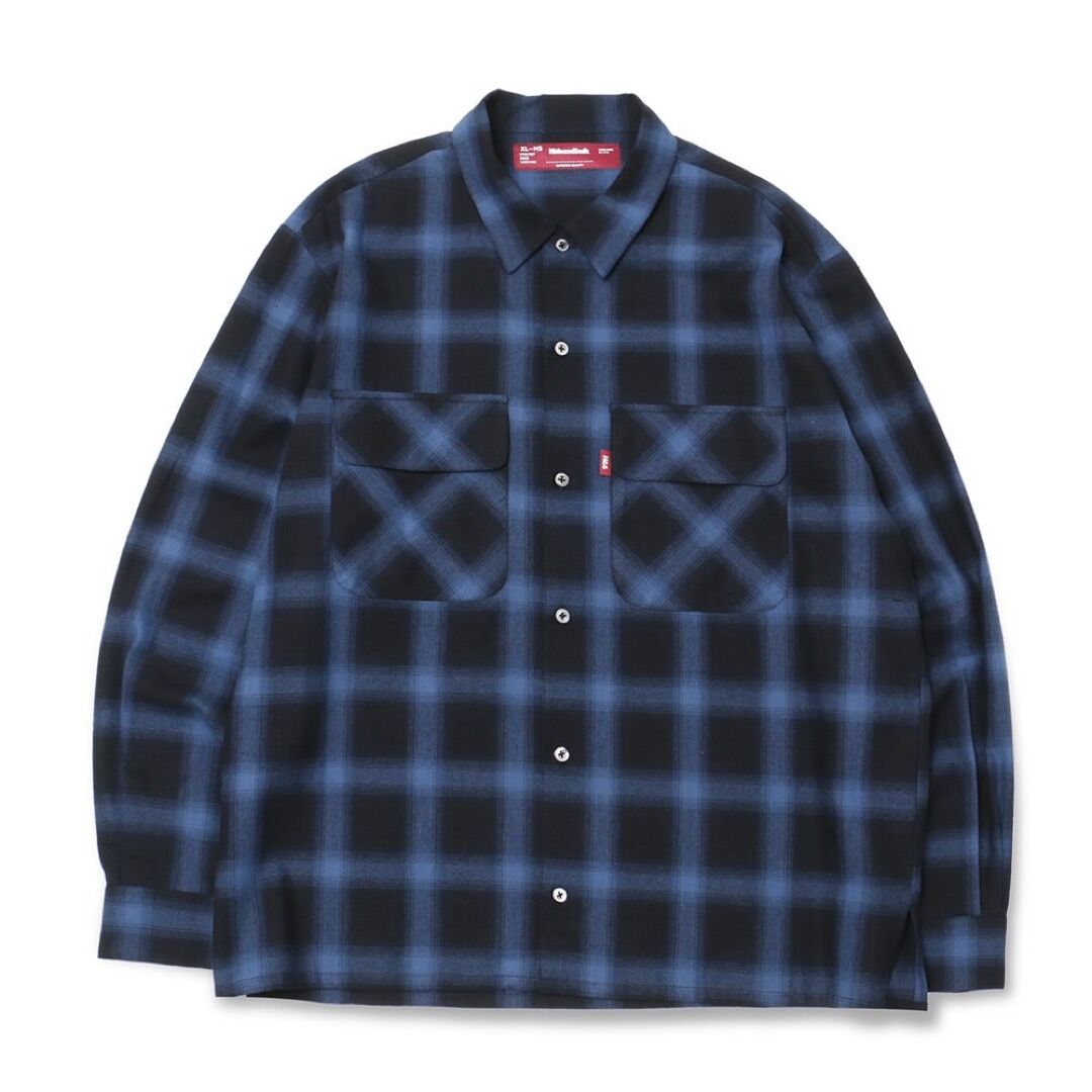 Ombre Check L/S Shirt | HIDE AND SEEK W.S.