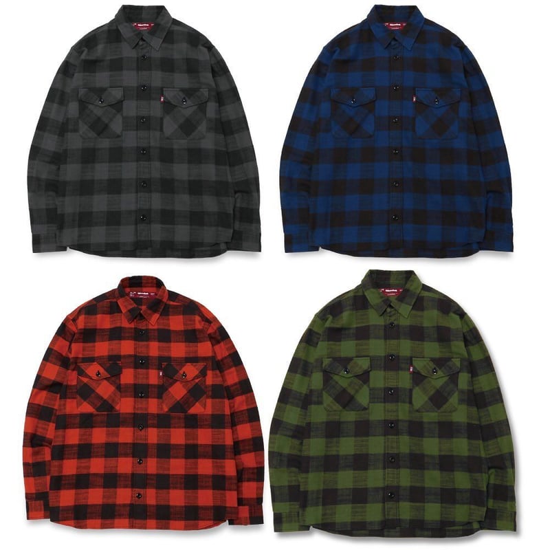 Buffalo Check L/S Shirt | HIDE AND SEEK W.S