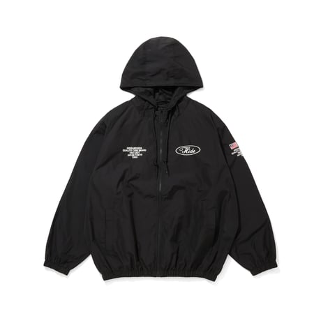 Nylon Zip Hooded Jacket