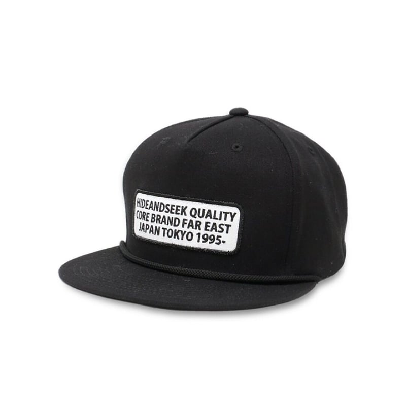 帽子 HIDE AND SEEK tracker cap black Tracker Cap | HIDE AND SEEK W.S.