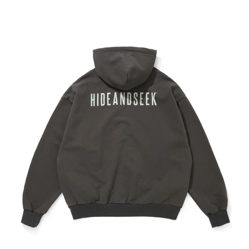 Logo ZIP Hooded Sweat Shirt | HIDE AND SEEK W.S.