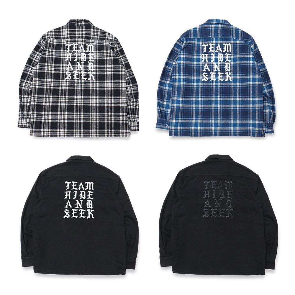 Heavy Flannel Shirt | HIDE AND SEEK W.S