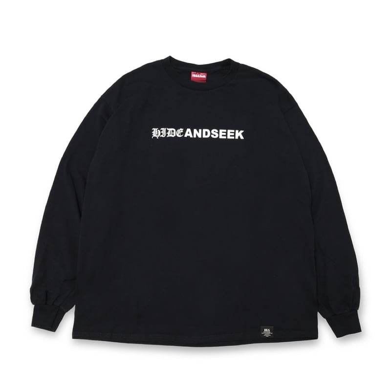 入手困難◇HIDE AND SEEK◇BLACK&RED L/S TEE - トップス