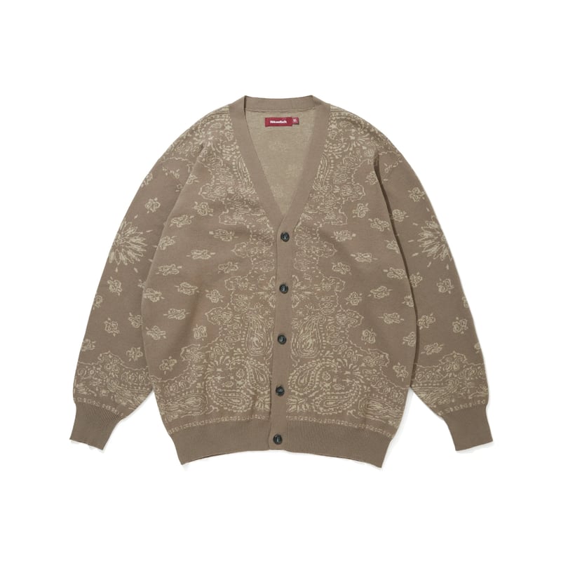 キムタク着 HIDE AND SEEK Bandana Cardigan L キムタクHIDE AND SEEK BANDANA CARDIGAN - メルカリ