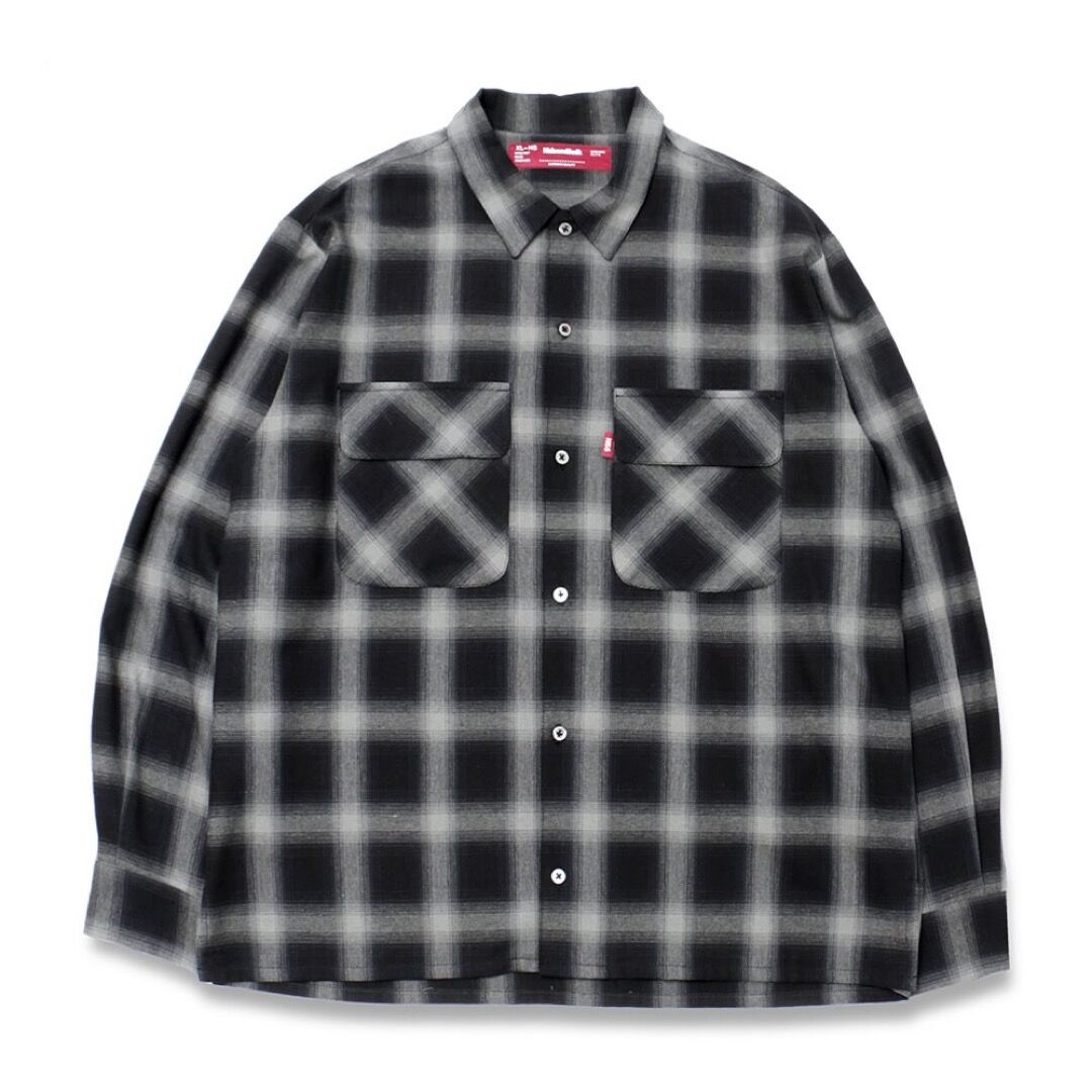 Ombre Check L/S Shirt | HIDE AND SEEK W.S. Ombre Check L/S Shirt | HIDE AND SEEK W.S.