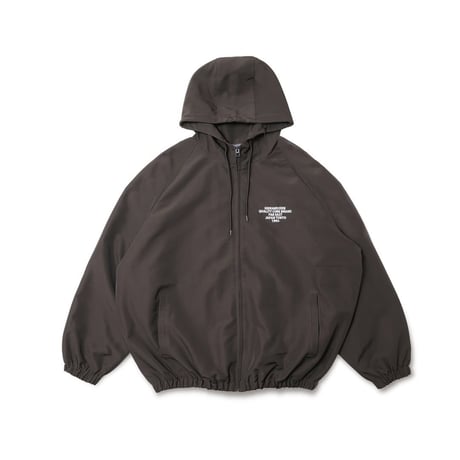 Nylon Zip Hooded Jacket