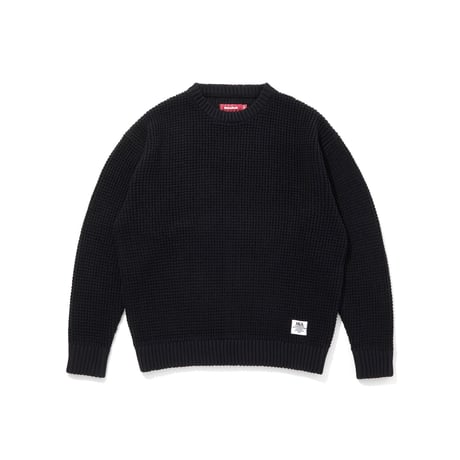 Heavy Waffle Knit Sweater