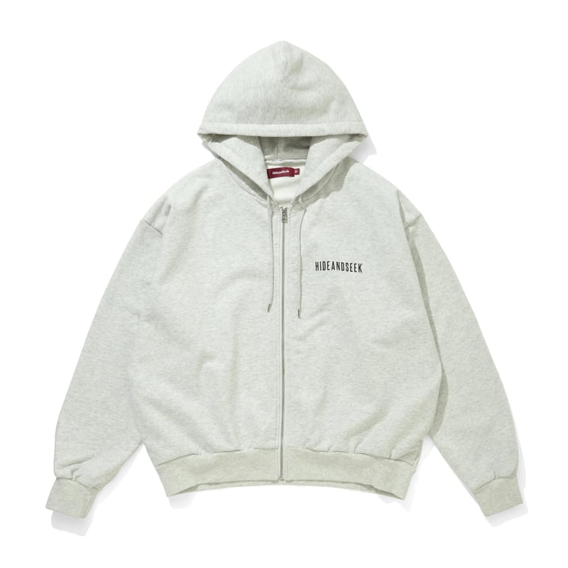 Logo ZIP Hooded Sweat Shirt | HIDE AND SEEK W.S.