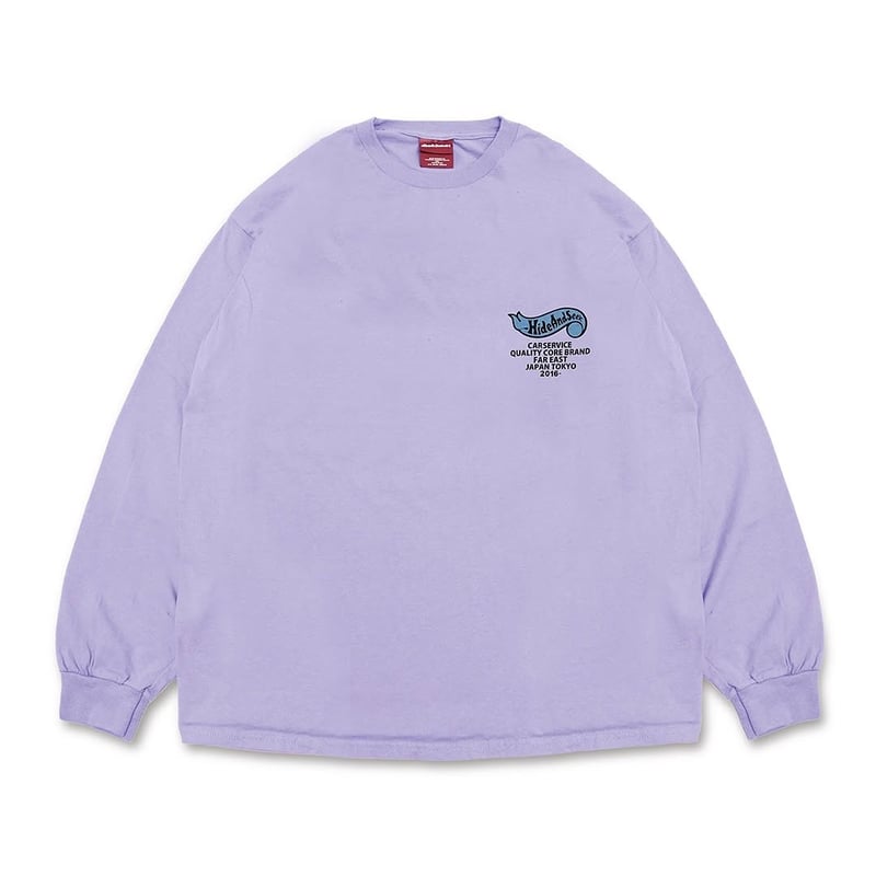 HIDEANDSEEK × CarService L/S Tee-2 HIDEANDSEEK × CarService L/S Tee-2(Back) | HIDE