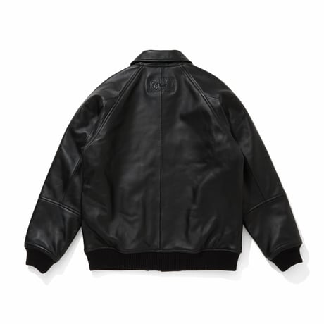 HIDEANDSEEK × Toru Nishiura Leather Varsity Jacket