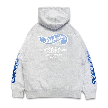 HIDEANDSEEK × CarService Hooded Sweat Shirt