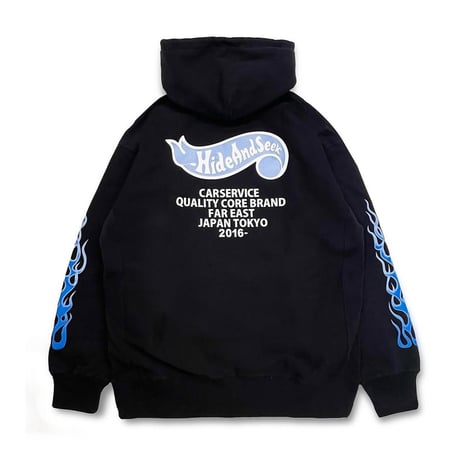 HIDEANDSEEK × CarService Hooded Sweat Shirt