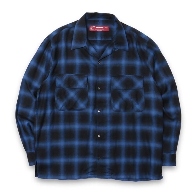 Ombre Check L/S Shirt | HIDE AND SEEK W.S