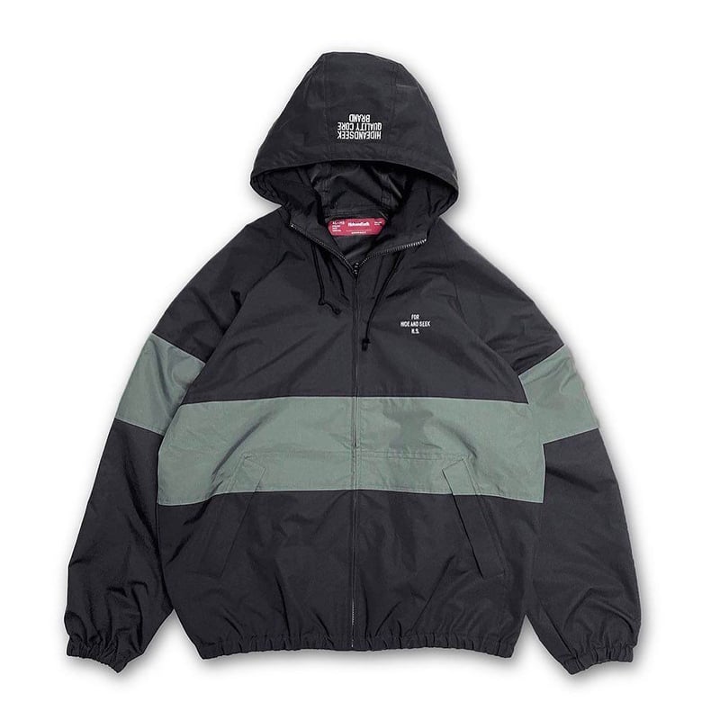 Nylon Zip Jacket | HIDE AND SEEK W.S.