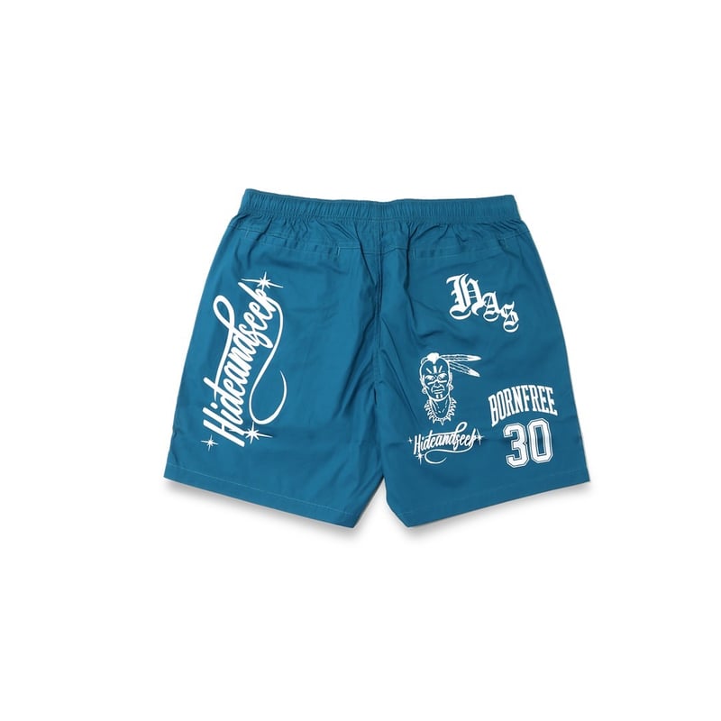 パンツ HIDE AND SEEK Cursive Logo Beach Short Cursive Logo Beach Short | HIDE AND SEEK W.S.