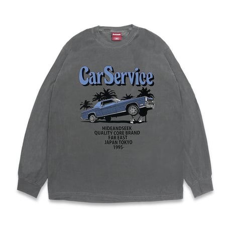 HIDEANDSEEK × CarService L/S Tee-2(Front)