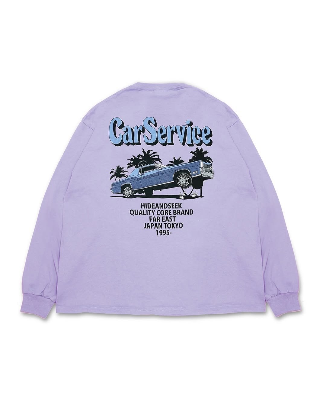 HIDEANDSEEK × CarService L/S Tee-2(Back) | HIDE