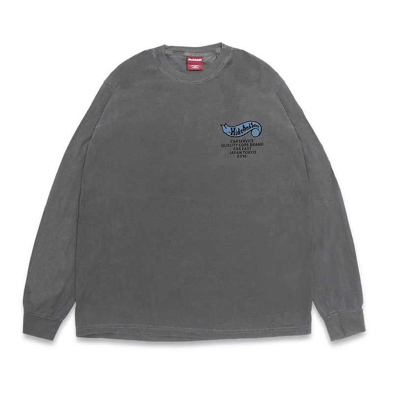 HIDEANDSEEK × CarService L/S Tee-2(Back) | HIDE