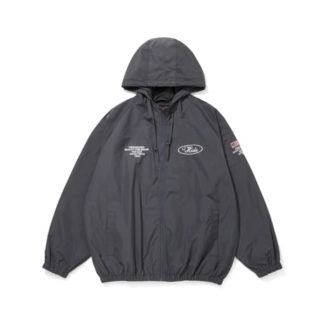 Nylon Zip Hooded Jacket
