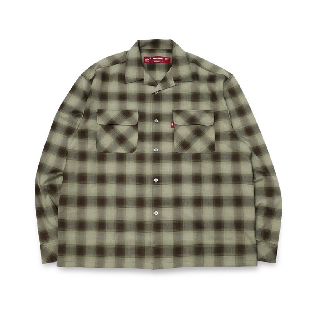 Ombre Check L/S Shirt | HIDE AND SEEK W.S.