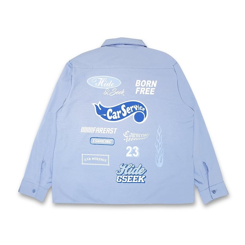 HIDEANDSEEK × CarService Work L/S Shirt | HIDE