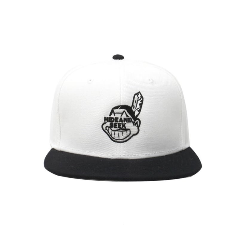 Hide and Seek 「Indian Baseball Cap」 HIDE AND SEEK - Indian Baseball CAP PU Leather (BLACK