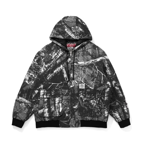 Camo Zip Hooded Jacket