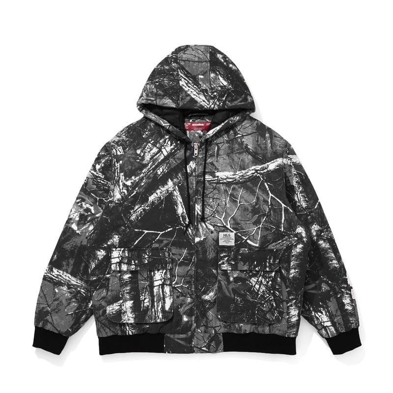 Camo Zip Hooded Jacket | HIDE AND SEEK W.S.