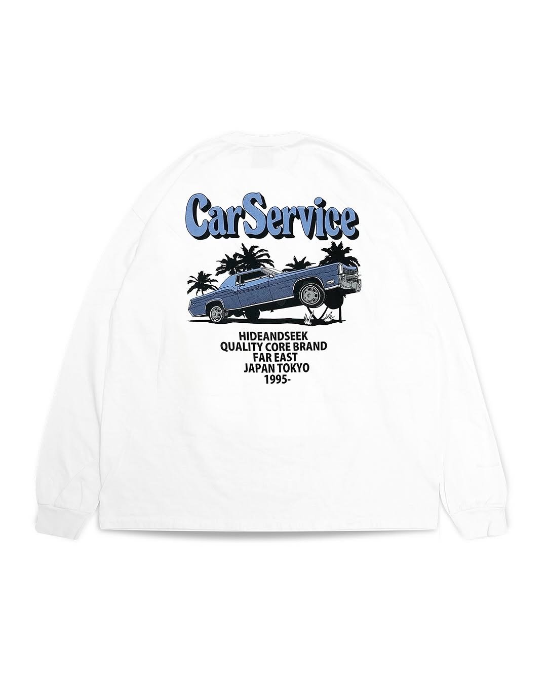 本日までセール！HIDEANDSEEK × CarService L/S Tee HIDEANDSEEK × CarService L/S Tee-2(Back) | HIDE