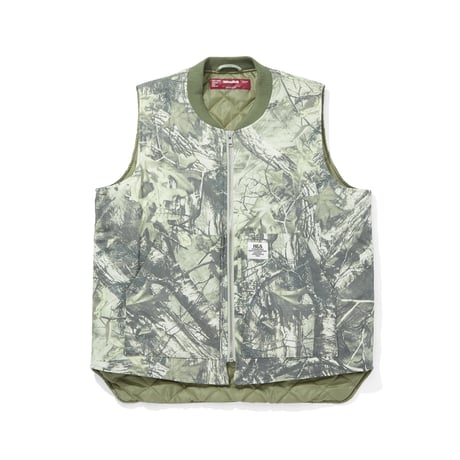 Camo Zip Work Vest