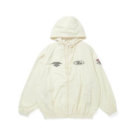 Nylon Zip Hooded Jacket