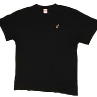 ウクレレ刺繍Tシャツ　ブラック