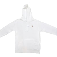 ウクレレ刺繍パーカー（ホワイト）