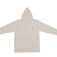 ウクレレ刺繍ジップパーカー/ホワイト