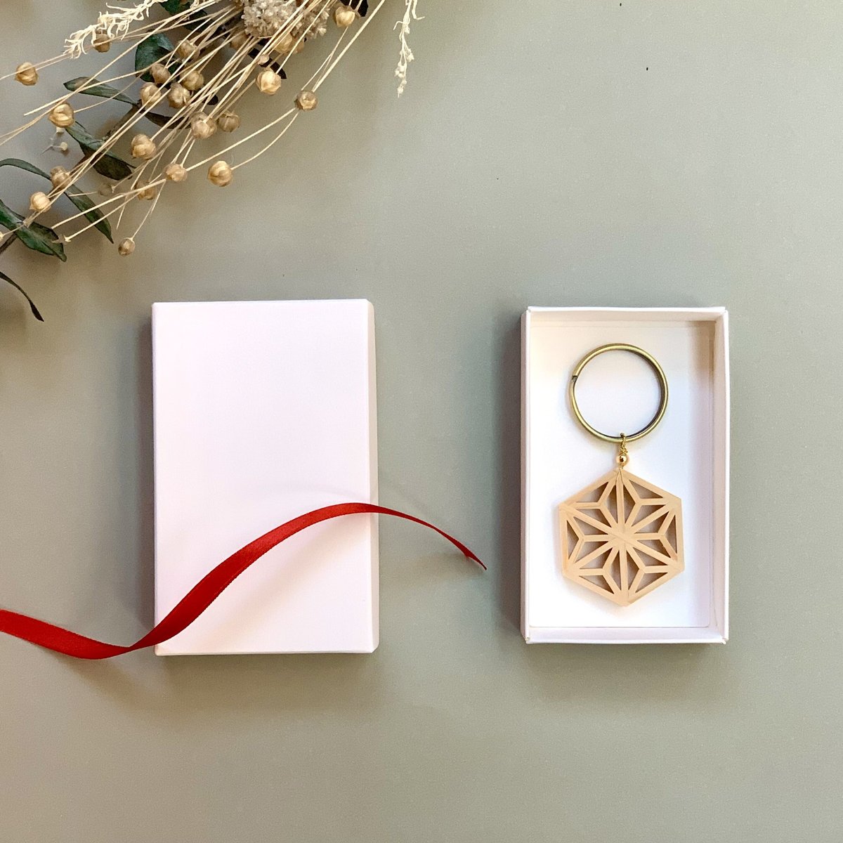 まいかる組子細工 期間限定】まめ組子 -キーホルダー- | J LIFE gifts