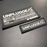 UNPLUGGED CP ①ミリタリーデザイン ②フルスペルロゴ シリコンゴム ワッペン どちらか1点 メール便 クリックポスト