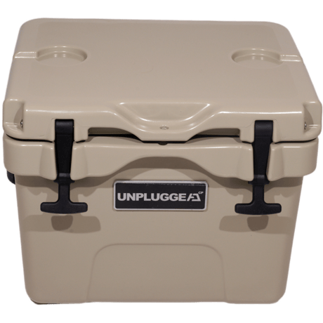 UNPLUGGED CP アンプラグドキャンプ オリジナルクーラーボックス CHILL 15 QT  TAN タン サンドベージュ 保冷4-5日倉庫