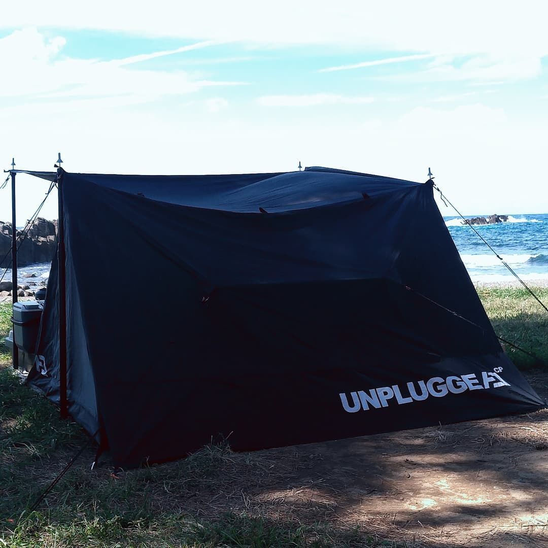 完売 廃番 再販なし パップテント ブラック アンプラグド