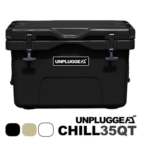 UNPLUGGED CP アンプラグドキャンプ オリジナルクーラーボックス CHILL 35 QT ブラック 黒 倉庫