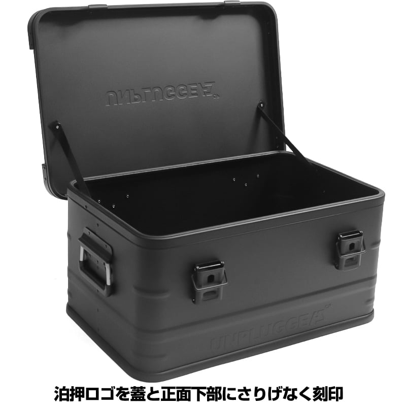 完売 廃盤 再入荷なし ブラックアルミコンテナ Sサイズ 約 30L 完売 廃盤 再入荷なし ブラックアルミコンテナ Sサイズ 約 30L