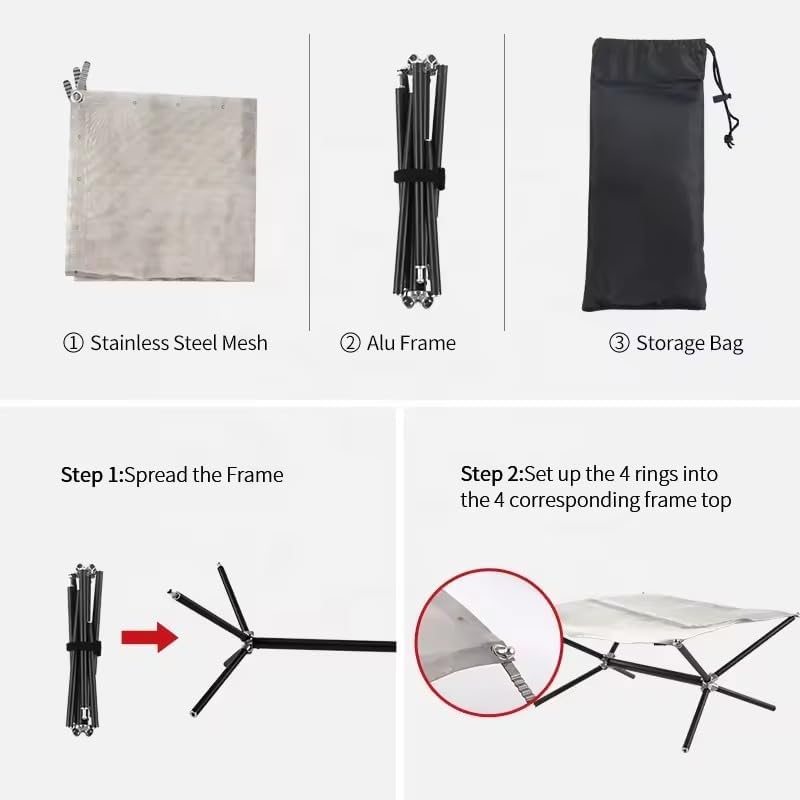 新品・訳あり・アウトレット】焚火台 ソロ 重量 750g 49 x 49 cm