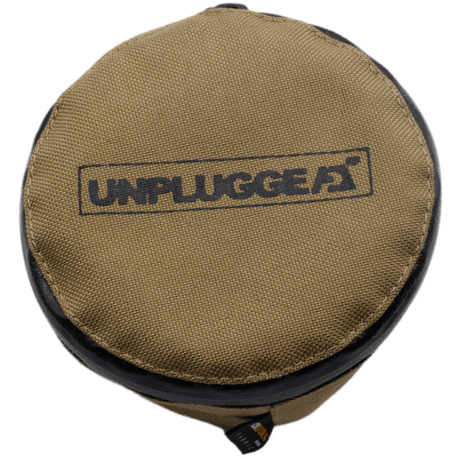 UNPLUGGED CP アンプラグドキャンプ  X BALITICAMBER コラボ シェラカップケース 480ml専用 ベージュ ロゴ PT.1  自社 メール便