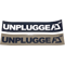 送料無料 UNPLUGGED オリジナルステッカー ブラック ベージュタン 150×23mm 自社 メール便
